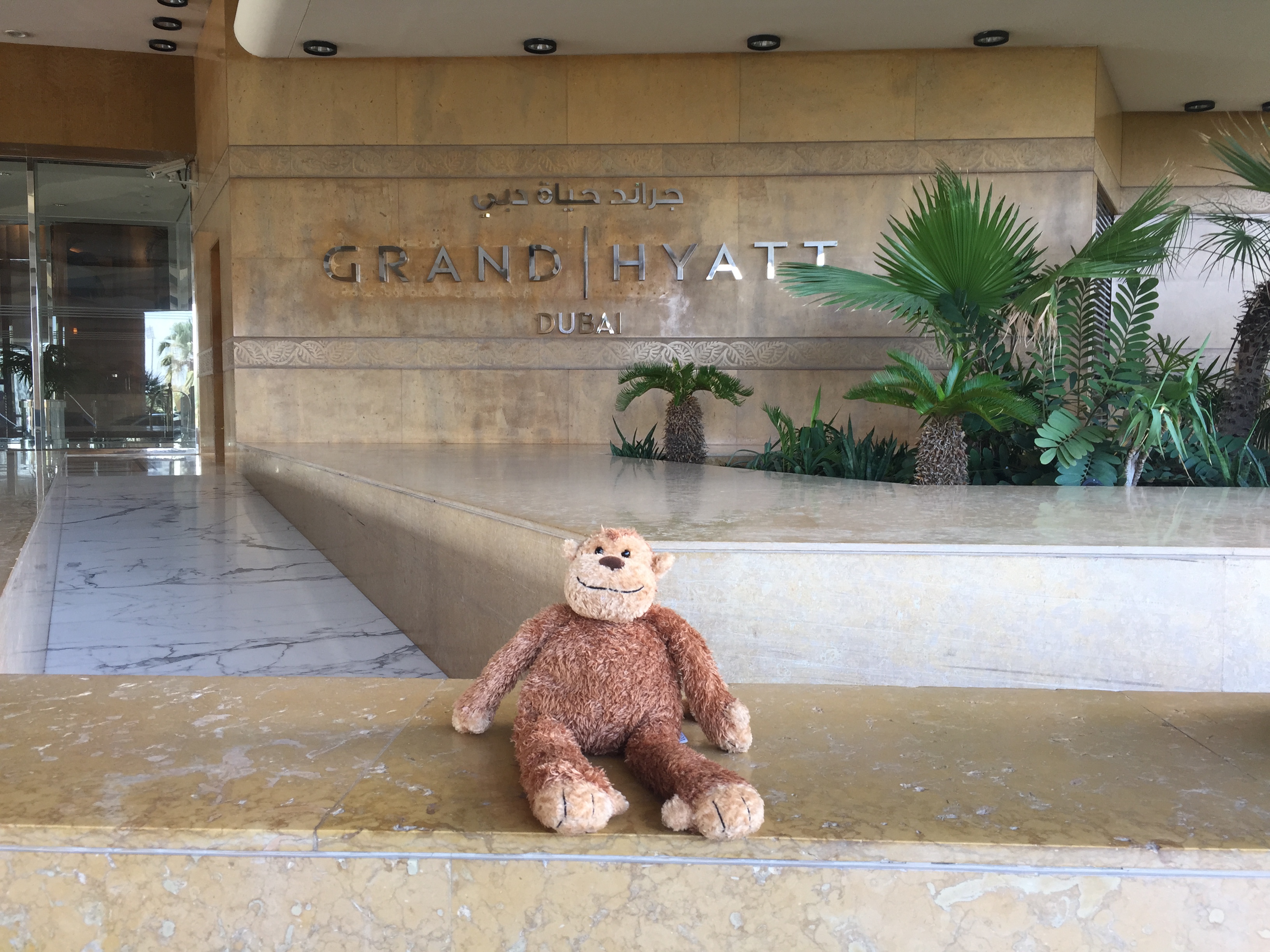a stuffed animal on a ledge