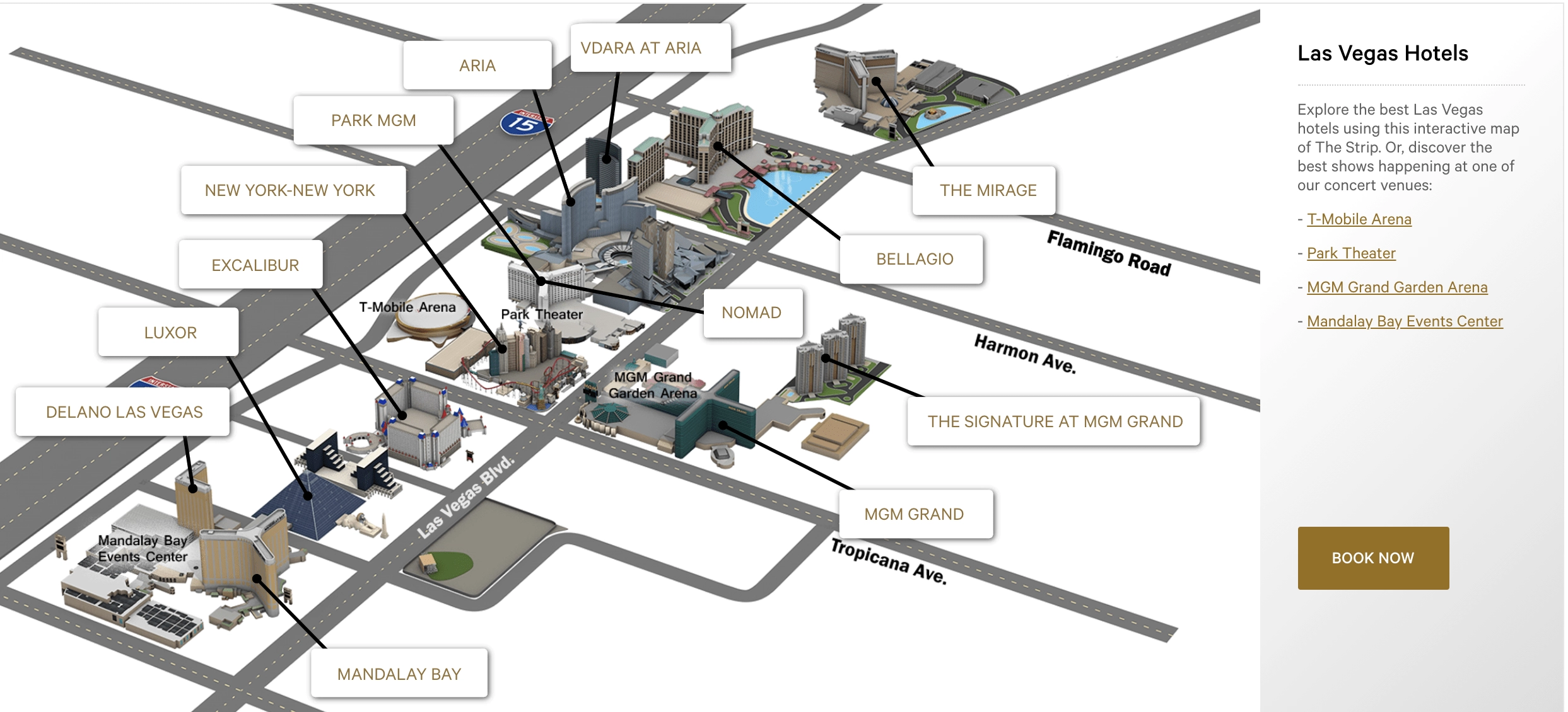 a map of las vegas