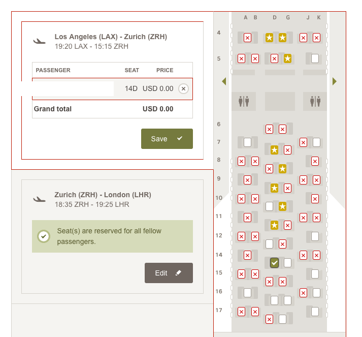 How to avoid the $200 fee for Swiss Business Class Throne Seats before check-in How to avoid the $200 fee for Swiss Business Class Throne Seats before check-in