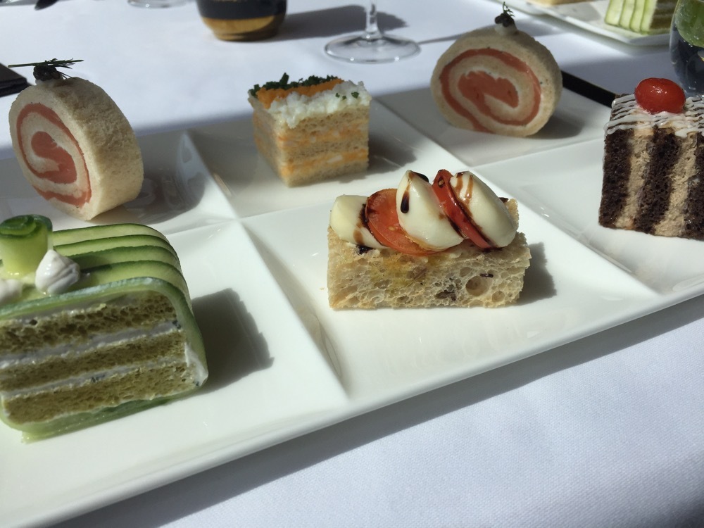a plate of food on a table