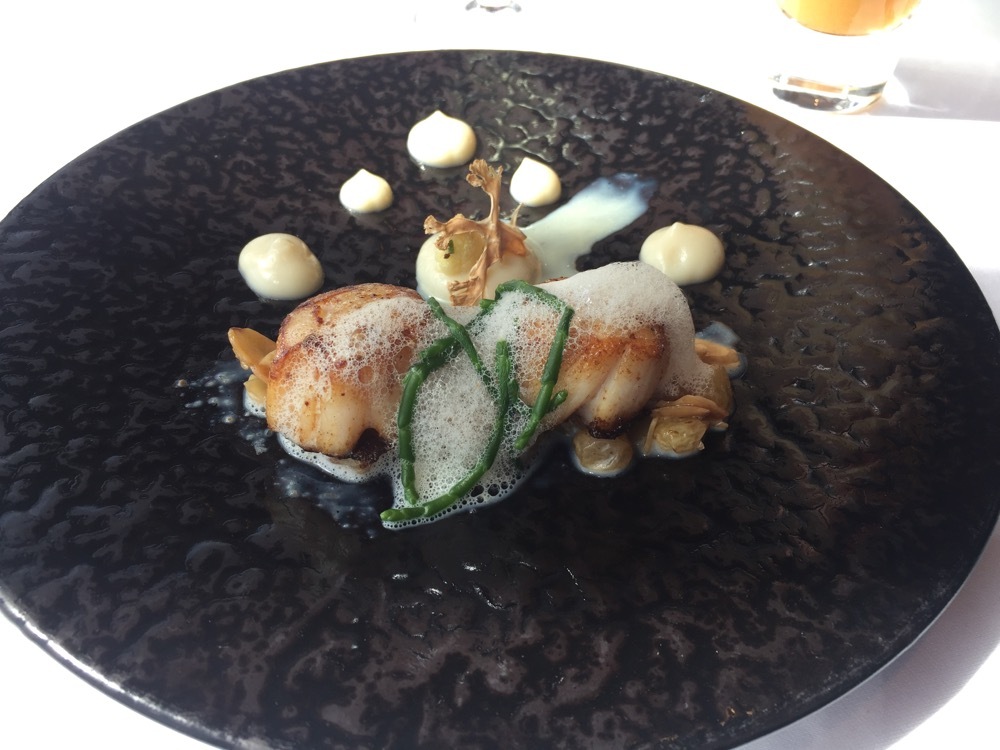a plate of food on a table