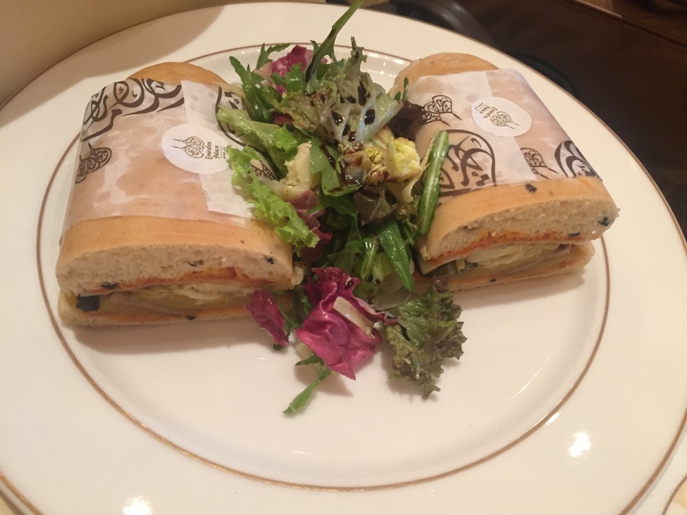 a sandwich on a plate