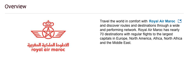 Etihad Partner Award Charts
