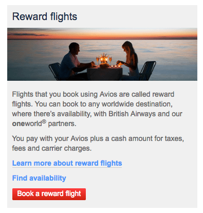 How to Use British Airways to search Partner Award Availability