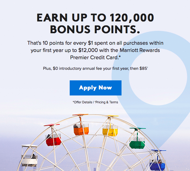 a advertisement for a ferris wheel