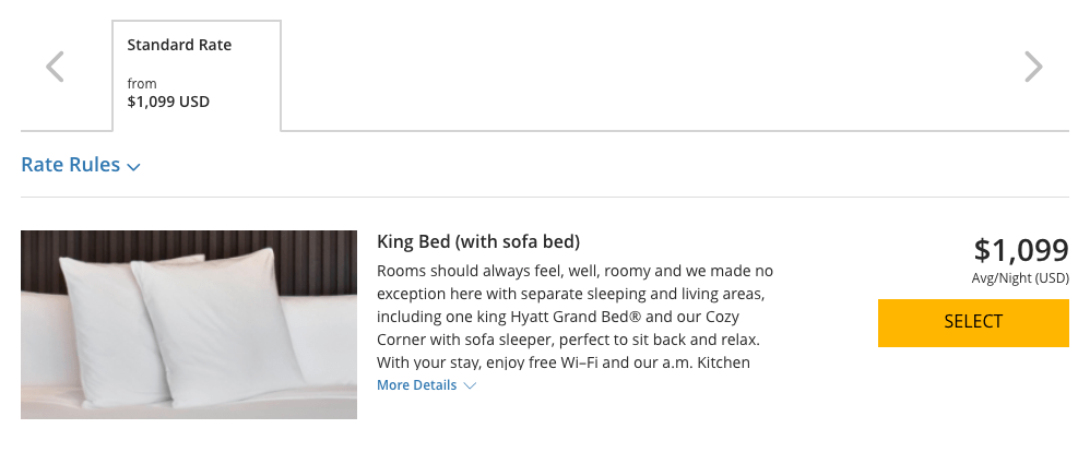 a screenshot of a bed
