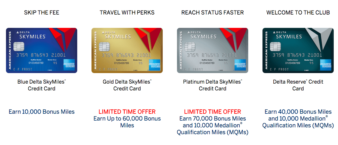 a group of credit cards