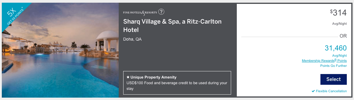 a screenshot of a hotel