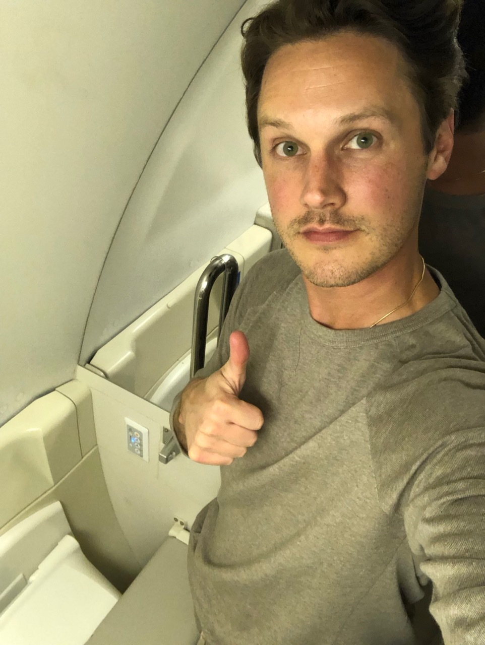 a man taking a selfie