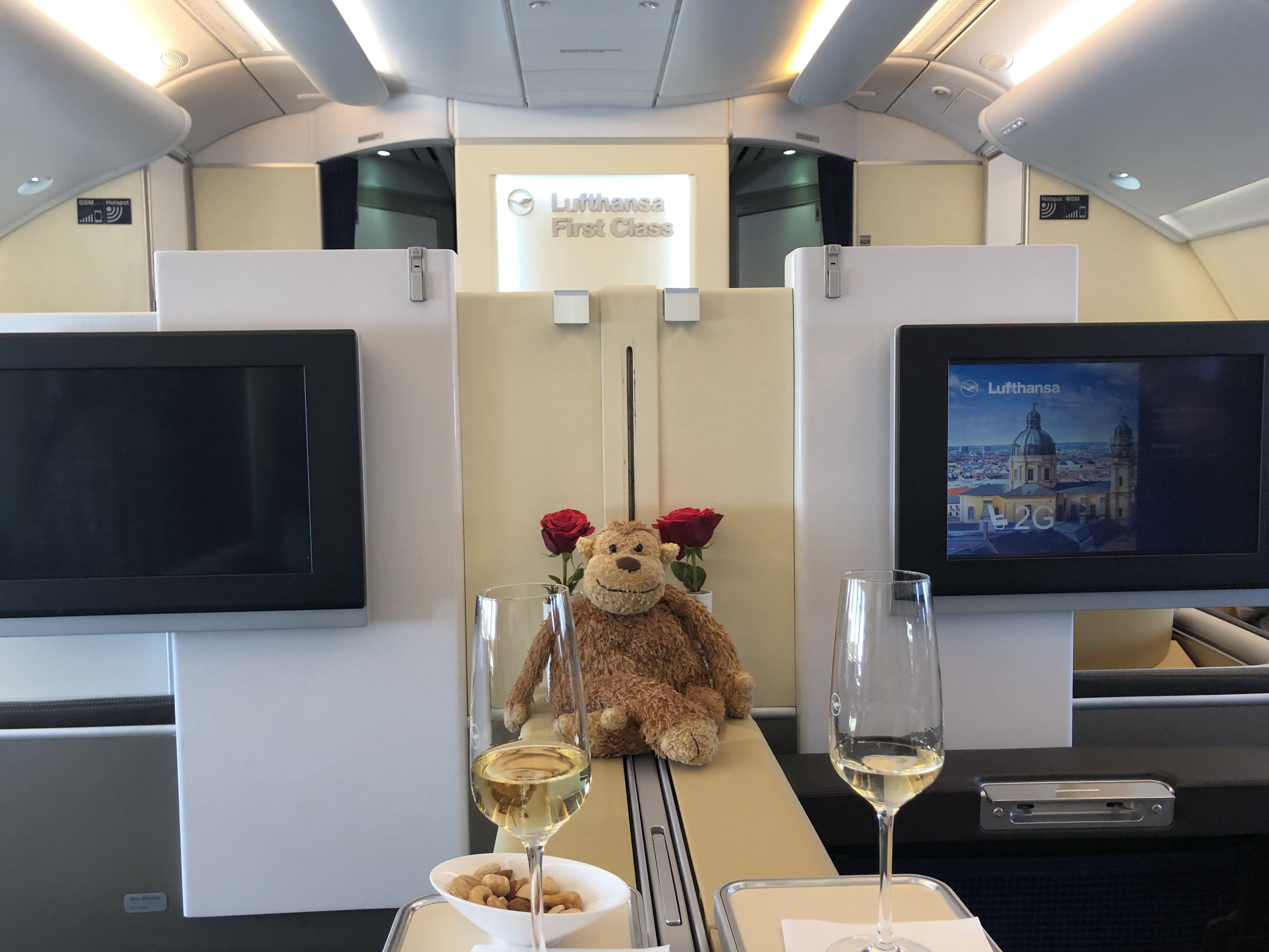 a stuffed animal on a table