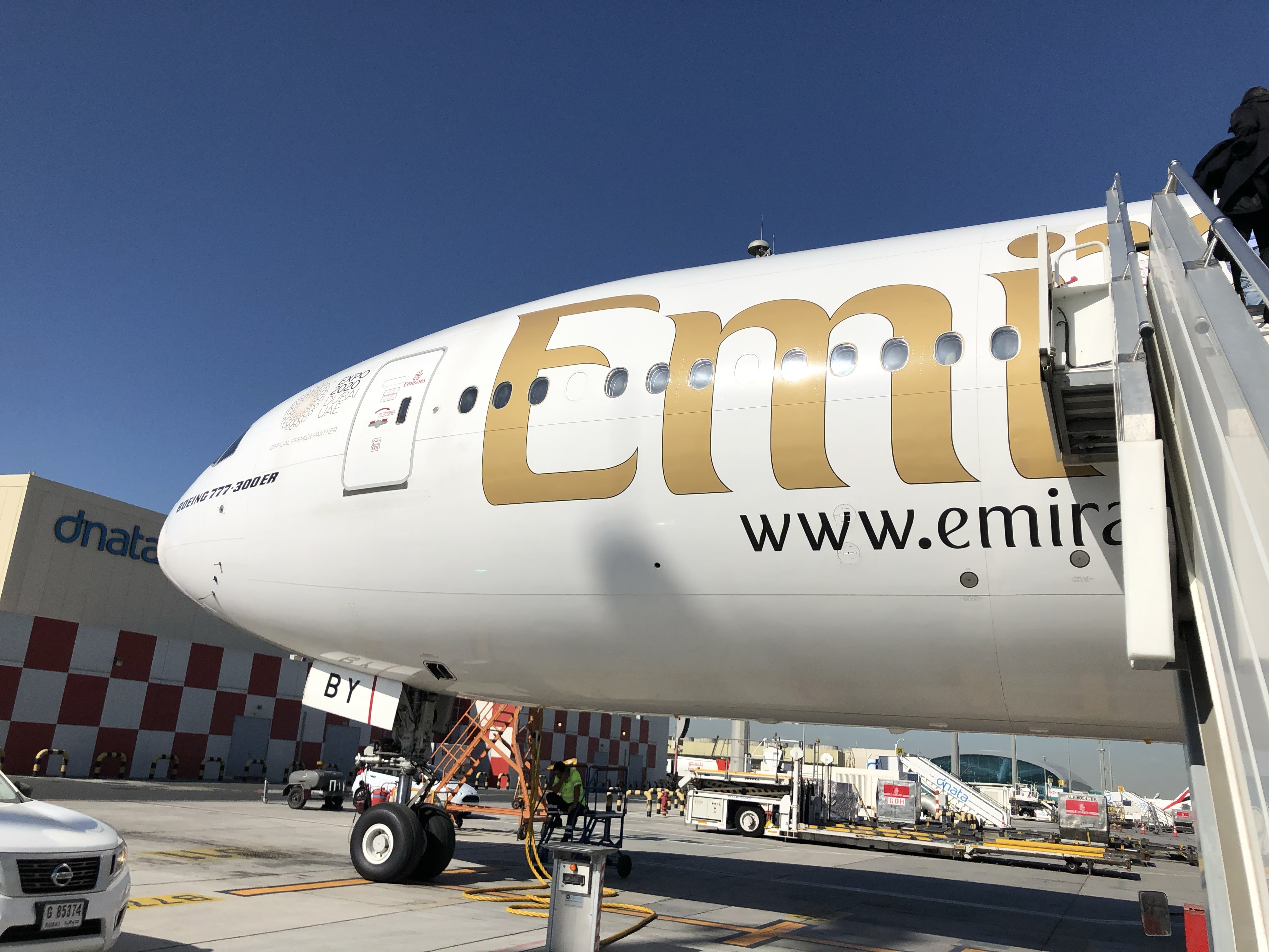 a close up of an airplane