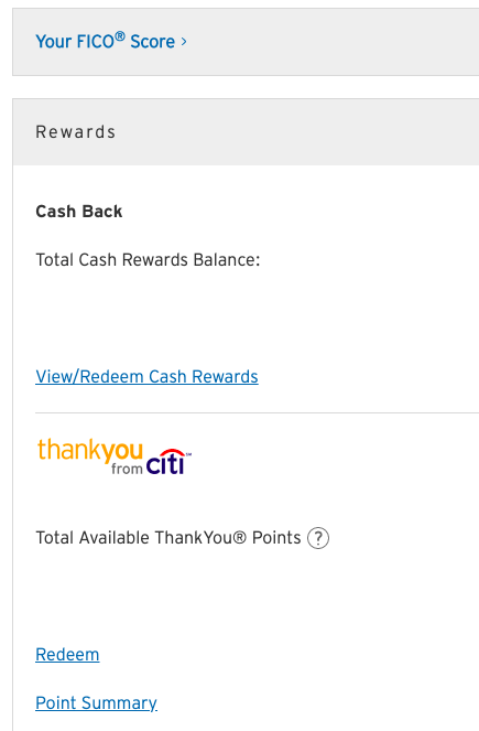 a screenshot of a credit card