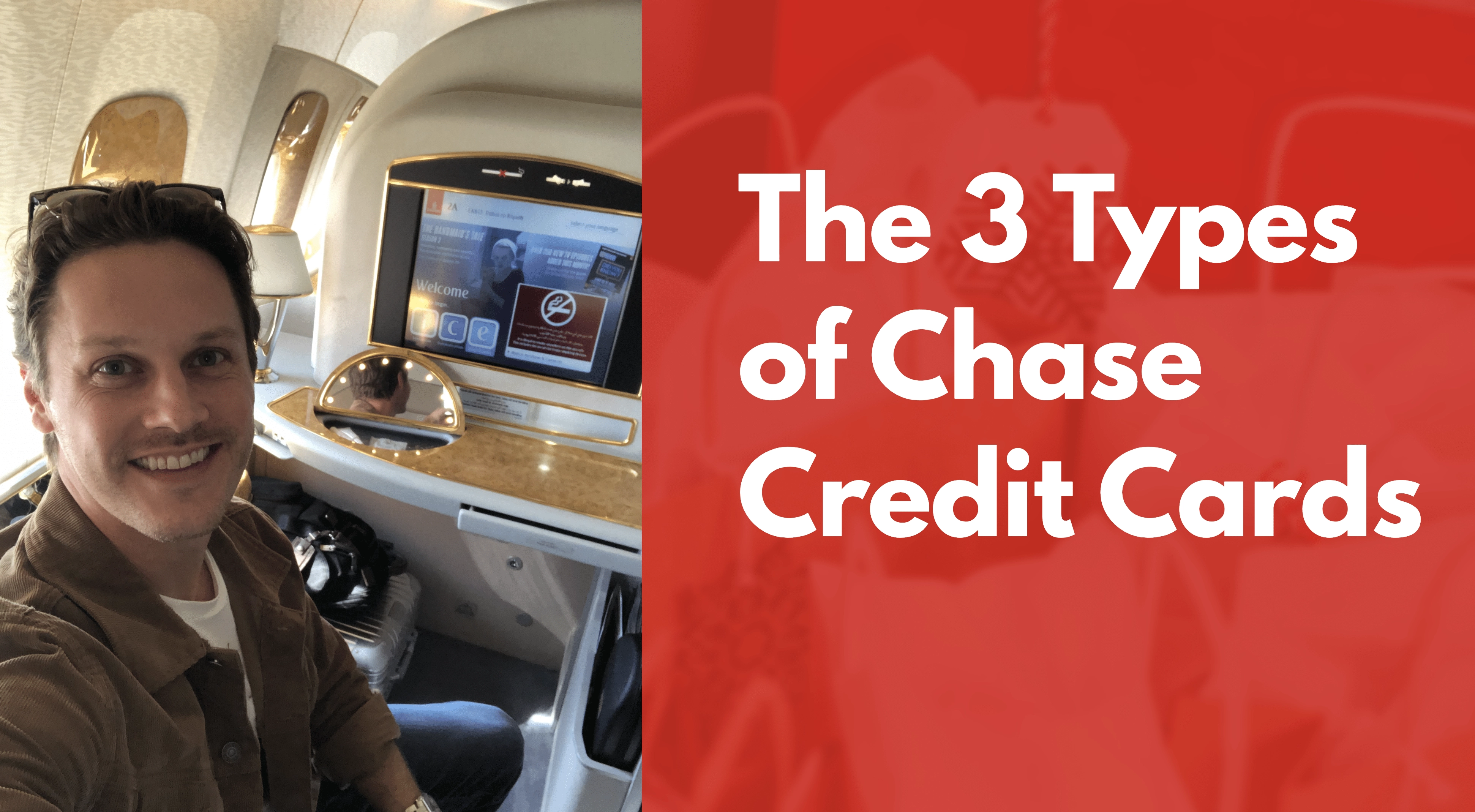 a man sitting in a chair in a business class