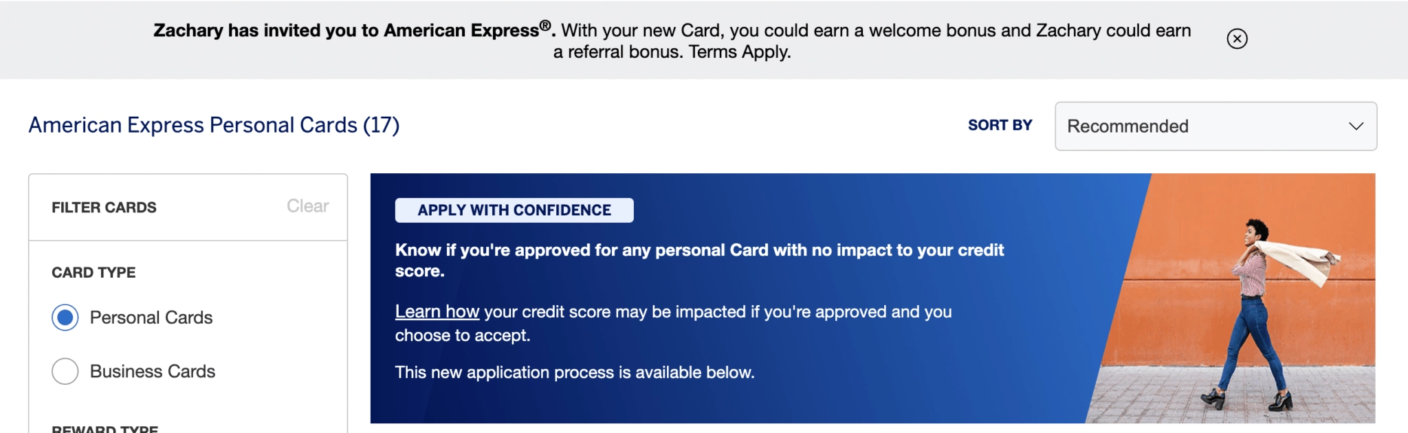 a screenshot of a credit card