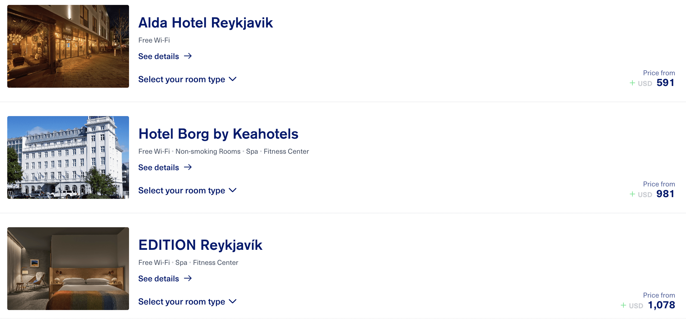 a screenshot of a hotel