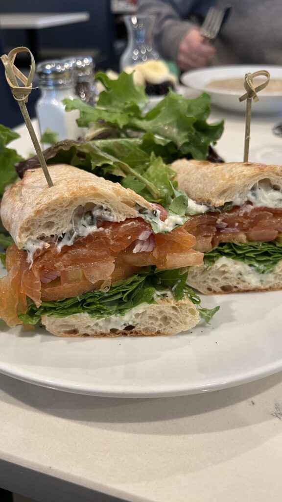 a sandwich on a plate