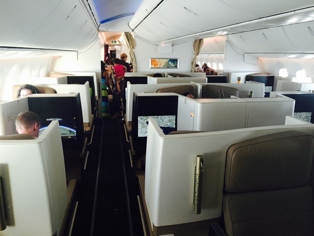 Etihad 787 Business Studio Cabin