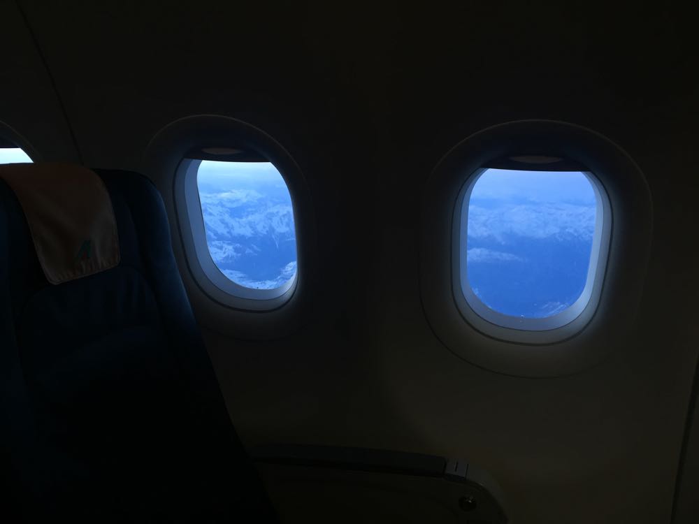 a window with two windows in a plane