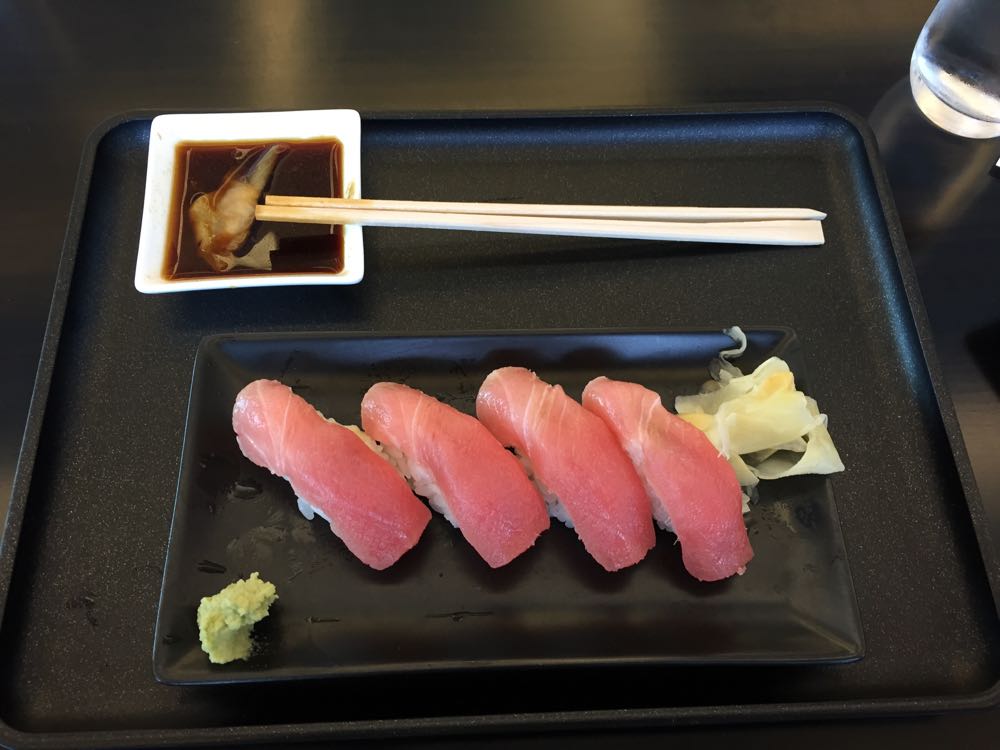 I can eat fantastic Sushi in Japan 
