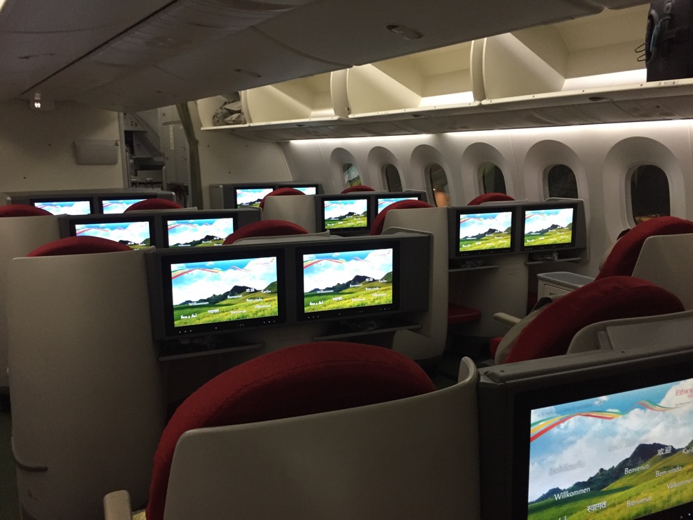 Ethiopian Airlines Business Class Cloud Nine LAX-DUB - 2 of 24