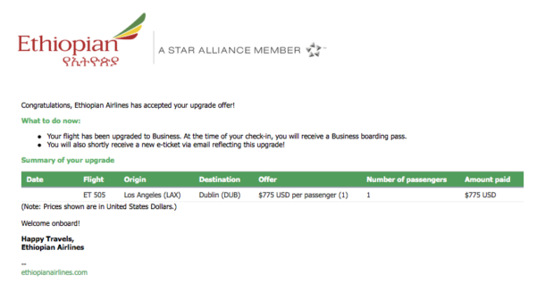 ethiopian airlines business plan