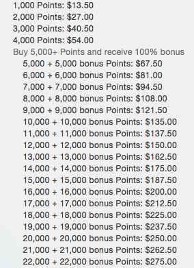Get a 100% bonus when you buy 5k+ IHG points until 02/17/17