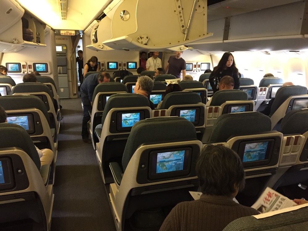 Review Cathay Pacific Business Class 777 200 Hong Kong To