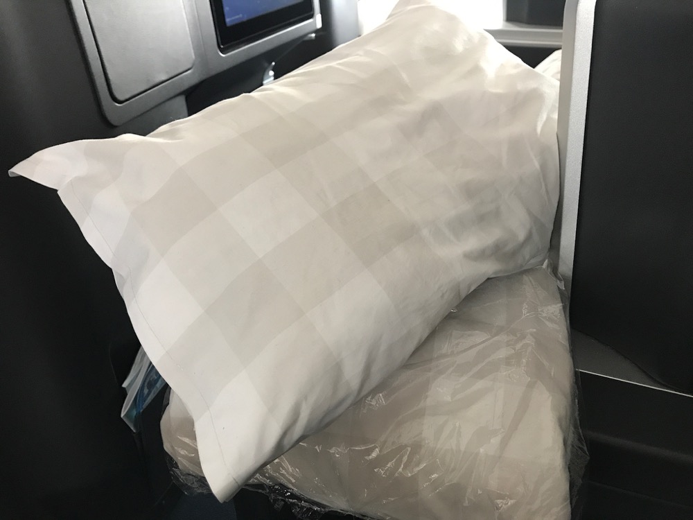 a pillow on a pillow
