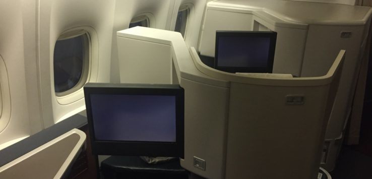 Review Cathay Pacific Business Class 777 300er Boston To