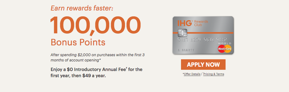 IHG 100k Offer is a total no brainer.