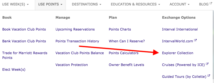 Marriott Vacation Club 2018 Points Chart