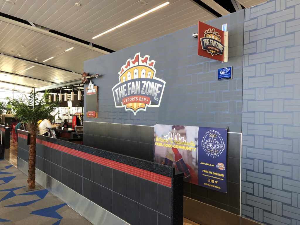 Review Fan Zone Indianapolis Airport Priority Pass Monkey Miles