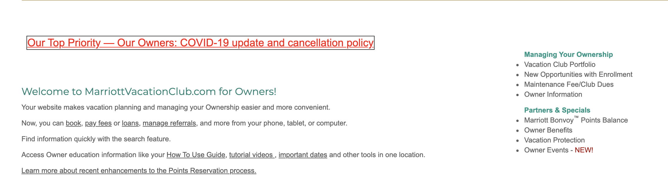 Marriott Vacation Club updates Covid cancellation policy Monkey Miles