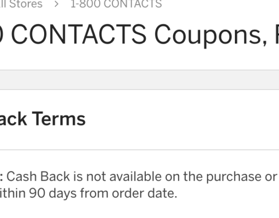 a screenshot of a contact coupon