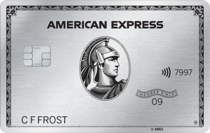 a silver credit card with a picture of a man