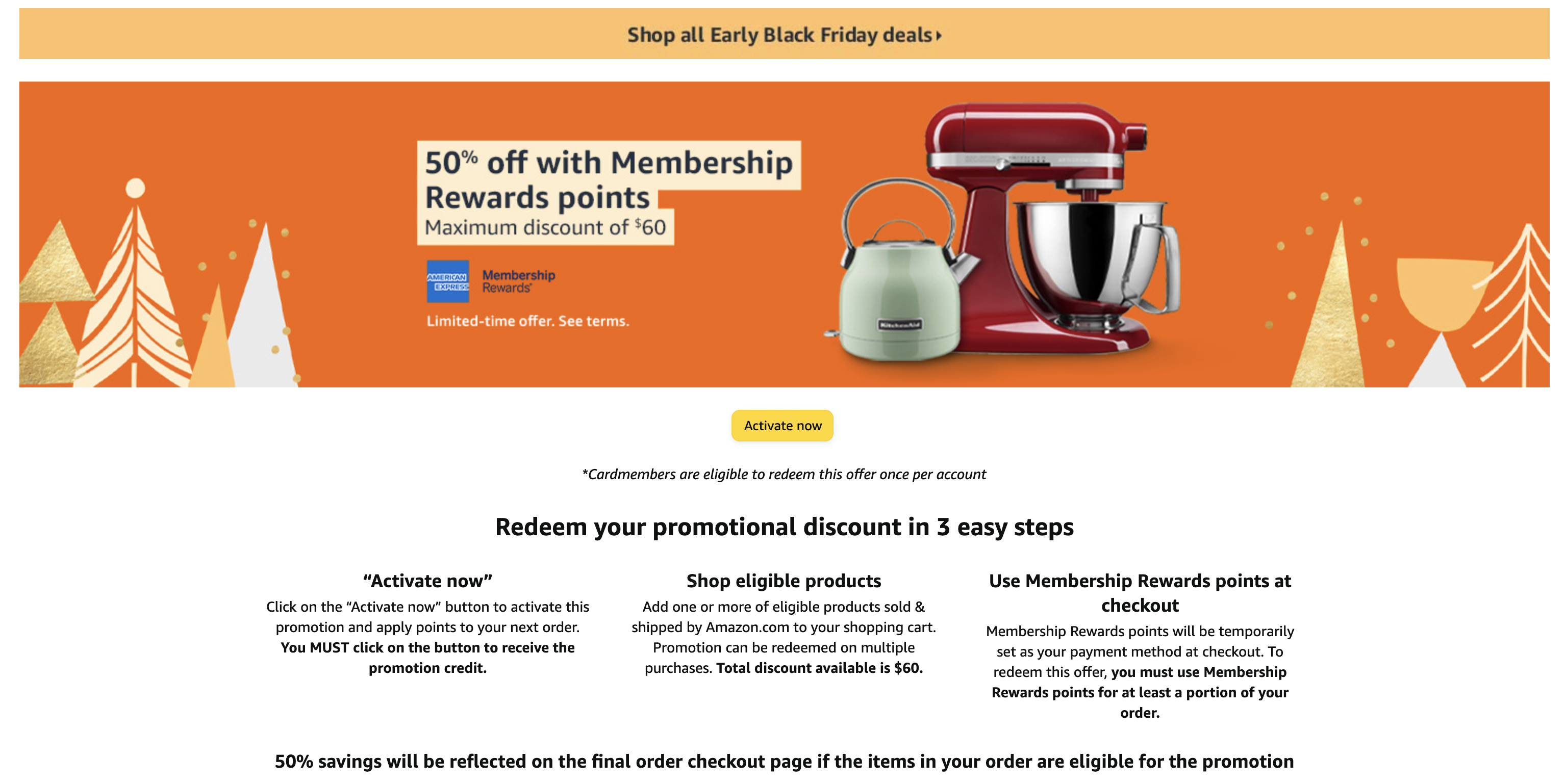 a website with a mixer and kettle