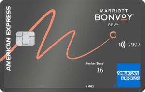 a credit card with a logo and a line of orange lines