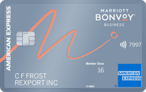 a credit card with a red line