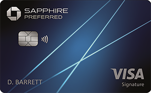 a blue credit card with lines and symbols
