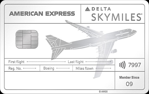 a credit card with an airplane and a chip