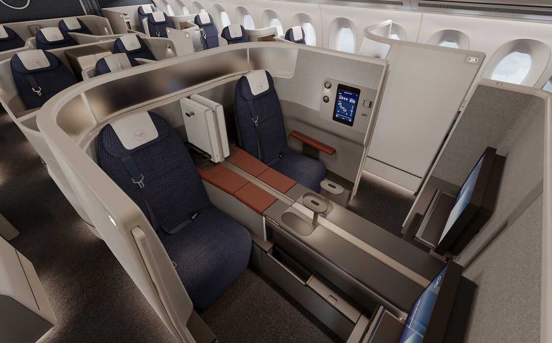 Lufthansa unveils new business class suite for the A350 Monkey Miles
