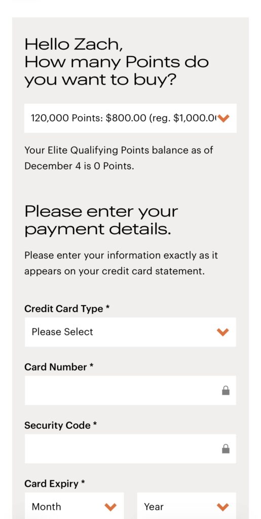 a screenshot of a credit card
