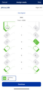 a chart of numbers and price tags