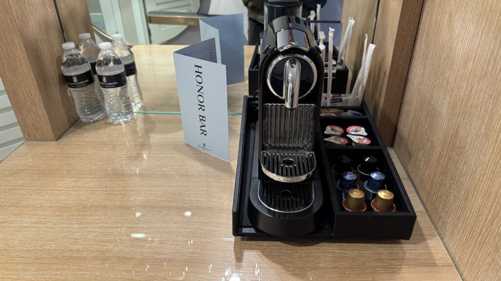 a coffee machine on a counter