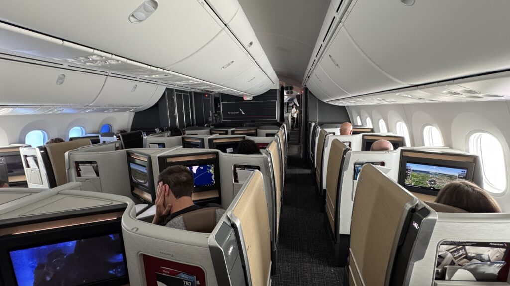 people sitting in an airplane