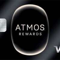a credit card with a black background