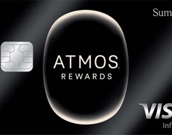 a credit card with a black background