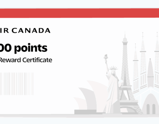 a white and red gift card