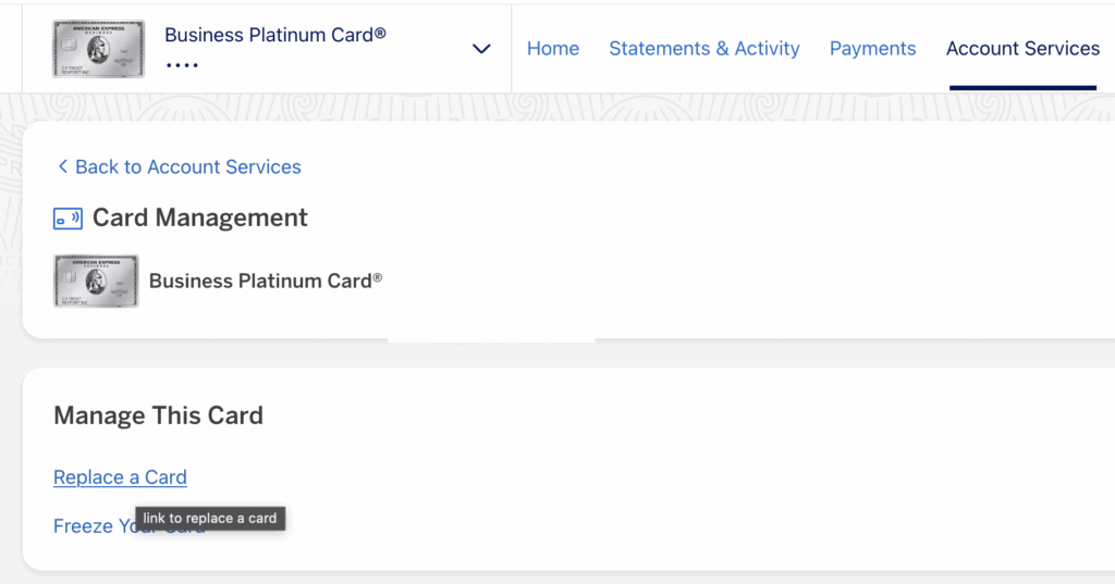 a screenshot of a card