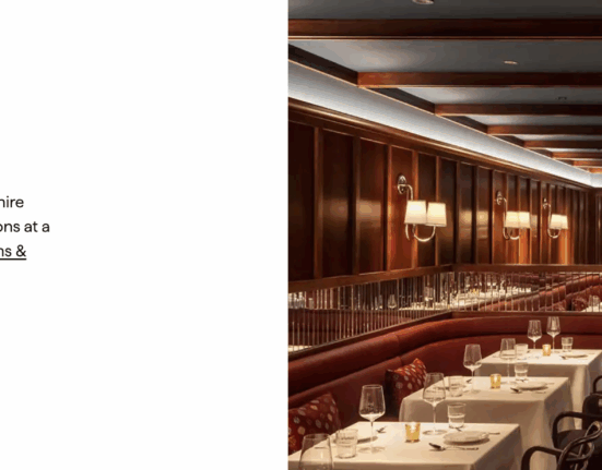 a restaurant with tables and chairs